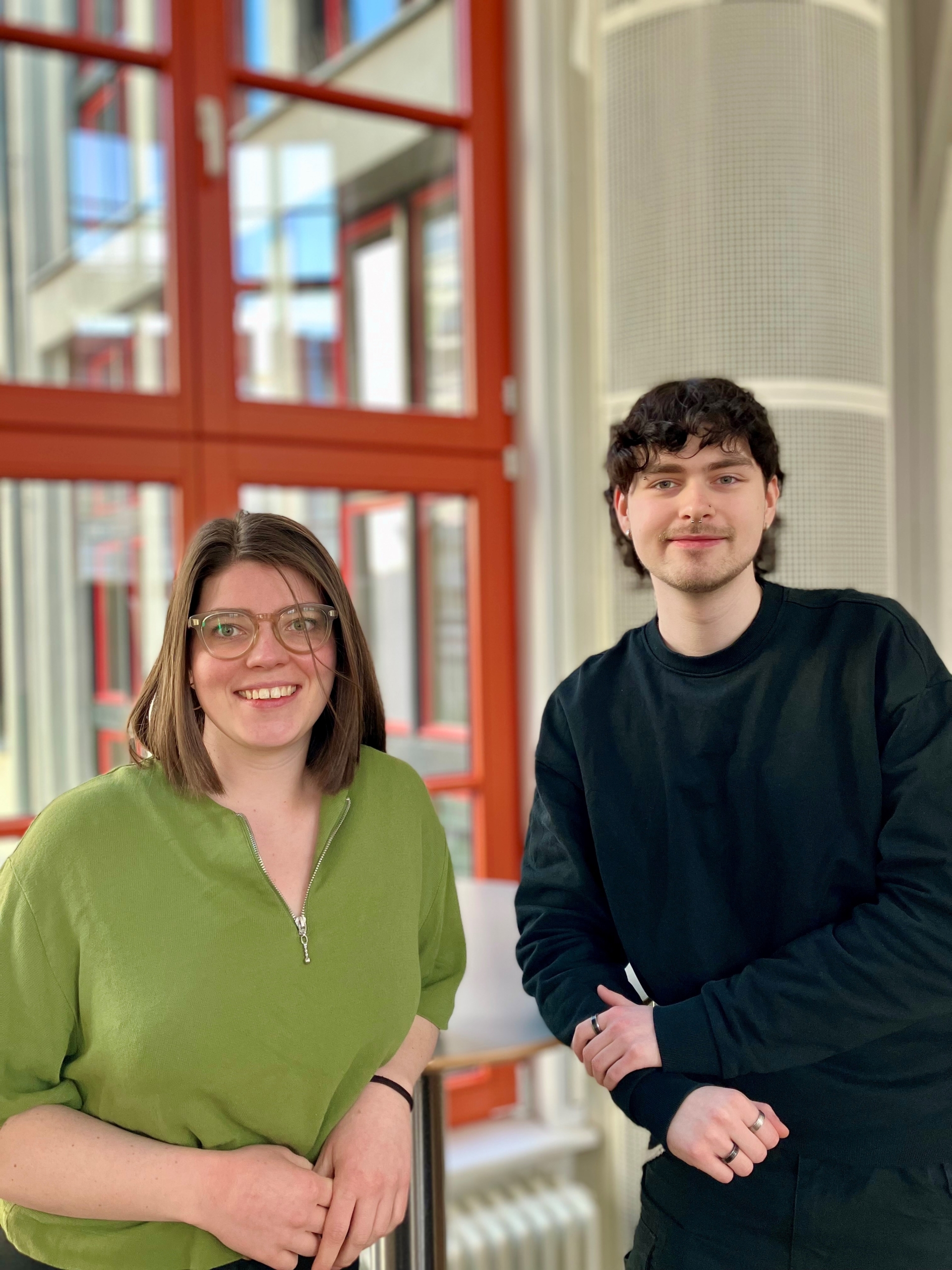 Verstärkung im Team: Lena und Christoph Verstärkung im Team